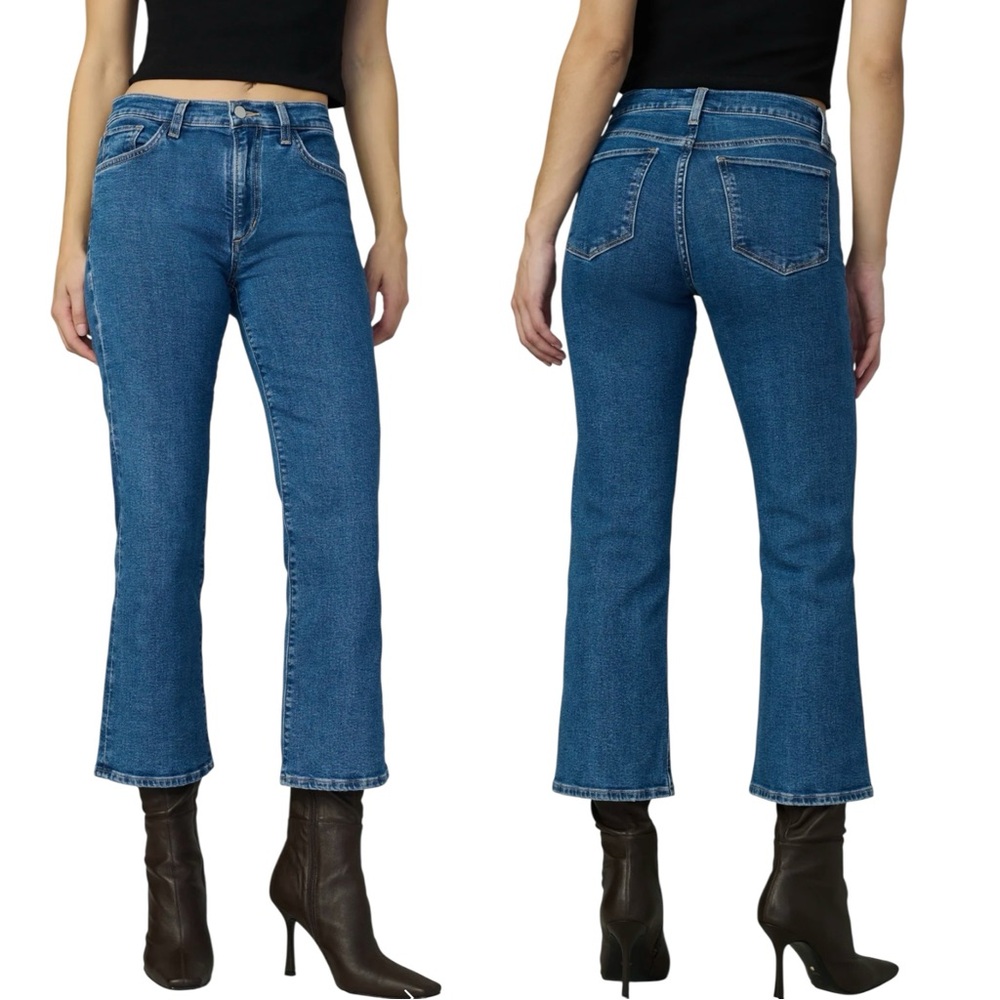 NWT Joe's Jeans The Callie Raw Hem Crop Bootcut Jeans Size 33